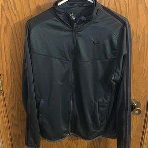 Mens nike black light zip up size medium